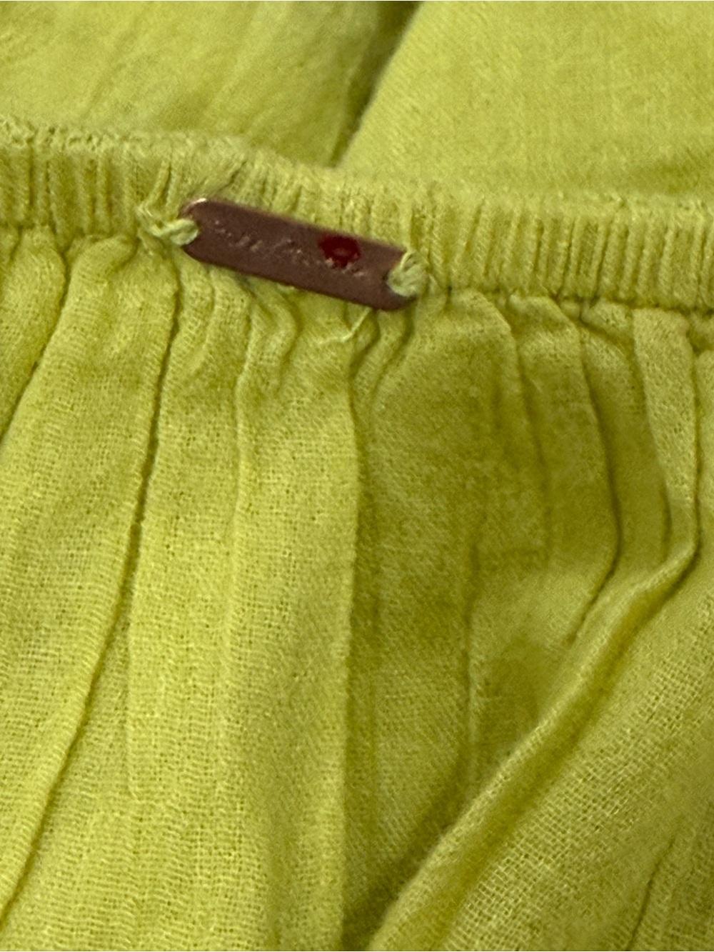 Free People Strapless Lace Bodice Yellow Mini Dress - Picture 5 of 5